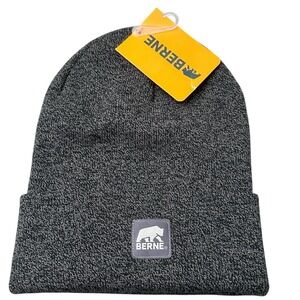 Berne Apparel H150 Heritage Knit Cuff Beanie Hat Toboggan Logo Gorpcore